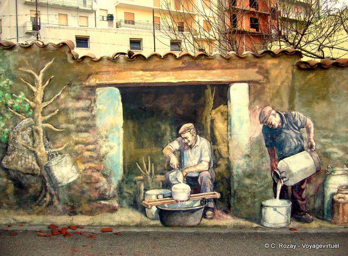 El queso en la calle, farsa, Fonni - Cerdena