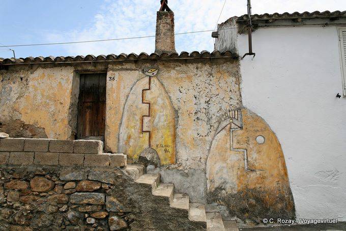 Orgosolo, murales improbable, V. Floris 1994 - Cerdena