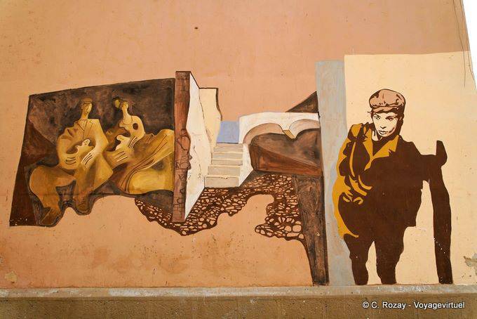 Orgosolo, Murs Murs, géneros de mezcla - Cerdena