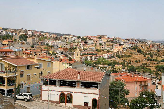 Orgosolo, vista desde la habitación con vistas a la Via Leopardi - Cerdena