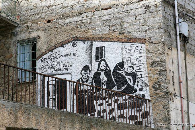 Orgosolo, vamos a volver algún día como un grito único, Murales - Cerdena