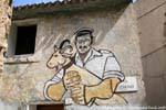 Orgosolo, el cabrero, Via Tiziano, Murales, Cerdena.