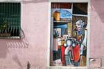 Orgosolo, el jinete, Toni Ligabrie, Murales, Cerdena.