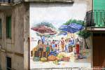 Orgosolo, mercado, Lidia de Cesaris, Via San Pietro, Murales, Cerdena.
