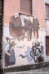 Orgosolo, socialistas, Murales, Cerdena.