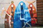 Orgosolo, colores de la Virgen, Murales, Cerdena.