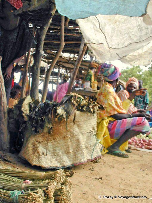 Mercado comercial Palabrant Foundiougne - Senegal