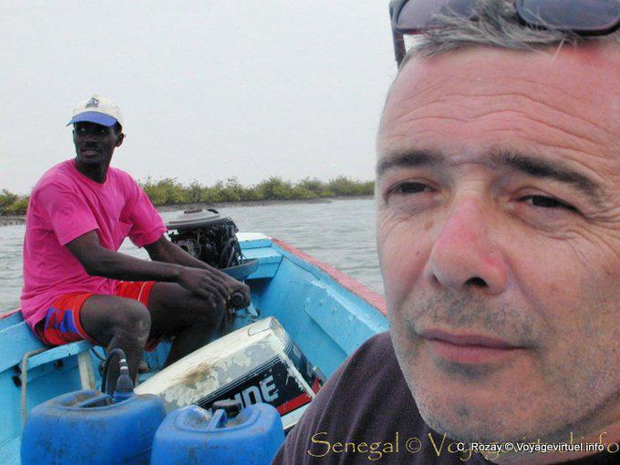 Retrato en el barco - Sine Saloum - Senegal