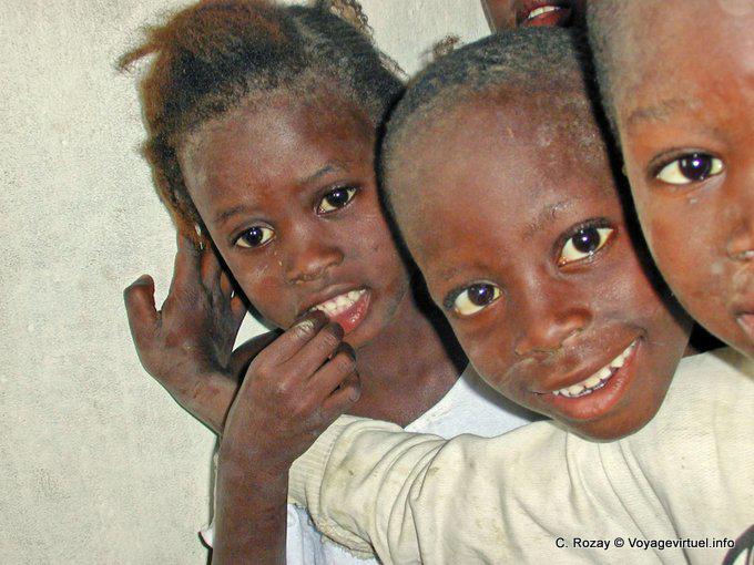 La alegría de los niños a la meta - Senegal