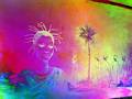 Los colores fabulosos (pared Foundiougne), Senegal.