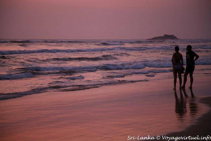 Amor en la playa, Beruwela - Ceilan Sri Lanka