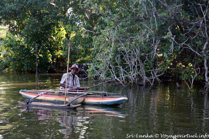 Pescador en los manglares, Beruwela - Ceilan Sri Lanka