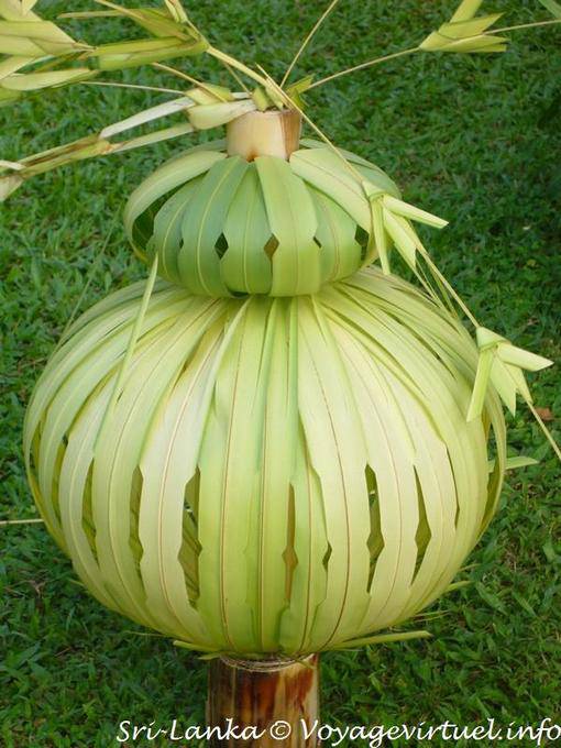 Lámpara decorativa Vegetal, Eden Spa, Beruwela - Ceilan Sri Lanka