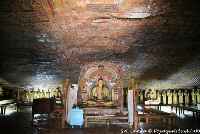 Panorama Cueva Maha Viharaya Alut, Dambulla Cave Temple - Ceilan Sri Lanka