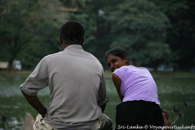 Amantes por el lago, Kandy - Ceilan Sri Lanka