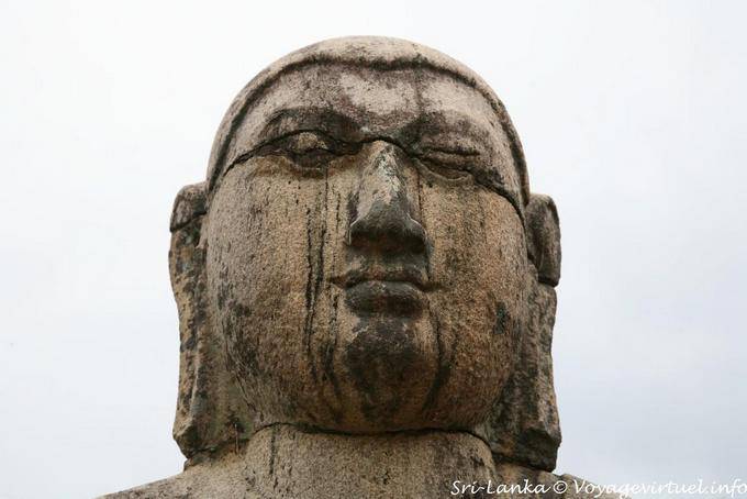 El rostro de Buda en el Vatadage, Polonnaruwa - Ceilan Sri Lanka