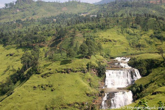 St Clair Falls cascadas alrededor de Nuwara Eliya - Ceilan Sri Lanka