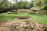 Una de las terrazas jardín Sigiriya, Ceilan Sri Lanka.