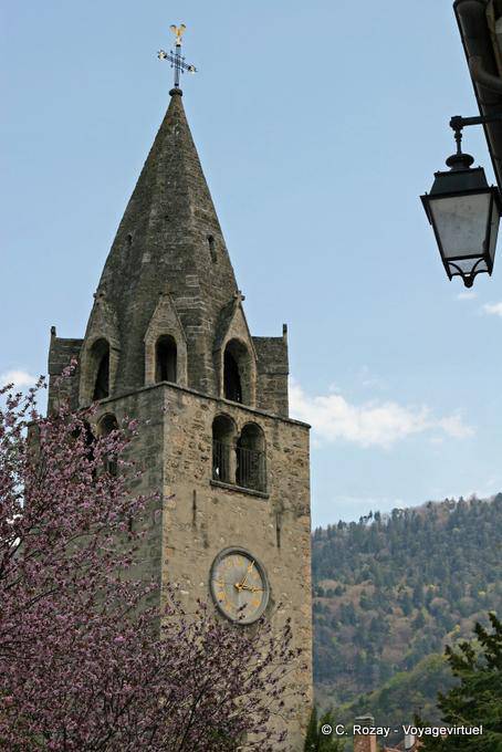 Campanario de la Iglesia Reformada de Saint-Maurice Aigle - Suiza