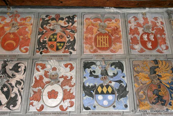 Armas, Castillo de Chillon, Montreux - Suiza