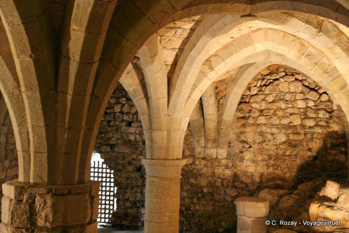 Galerías subterráneas, el Castillo de Chillon, Montreux - Suiza