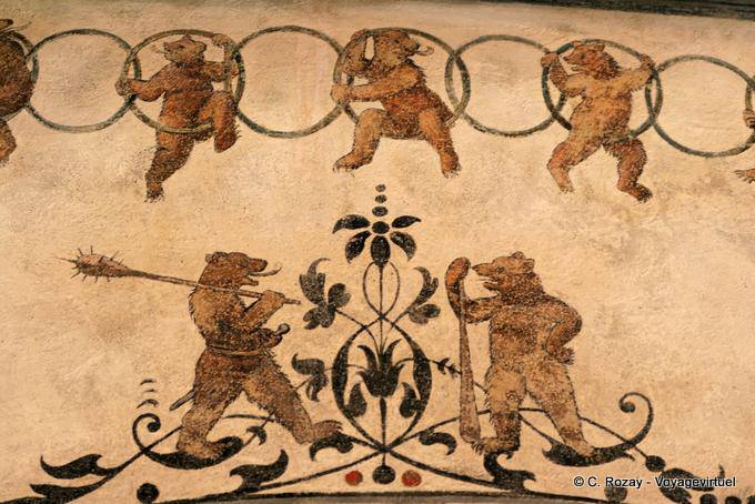 Oso de Berna, el Castillo de Chillon - Suiza