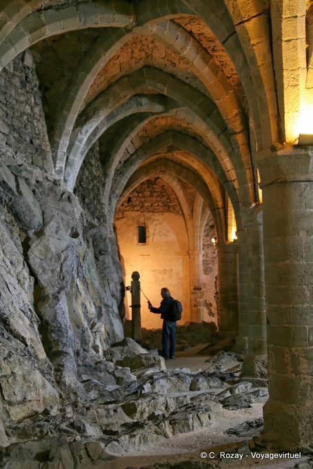 Prisión Bonivard, Castillo de Chillon, Montreux - Suiza