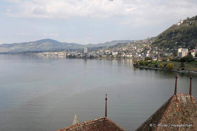 Panorama de Montreux, el Castillo de Chillon - Suiza