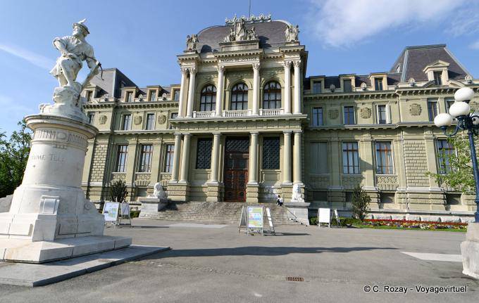Palacio de Justicia, Lausana, Esplanade Montbenon - Suiza