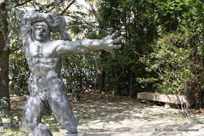 Bronce atormentado, Bourdelle, El Centauro, fundación Gianadda - Suiza