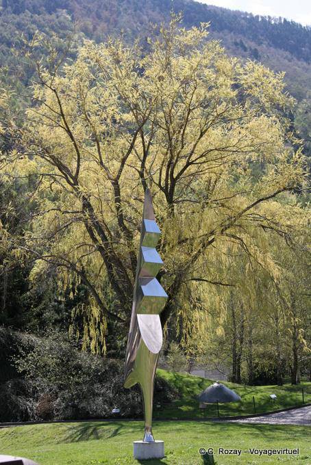 Brancusi, la gran polla, la escultura, la Fundación Gianadda - Suiza