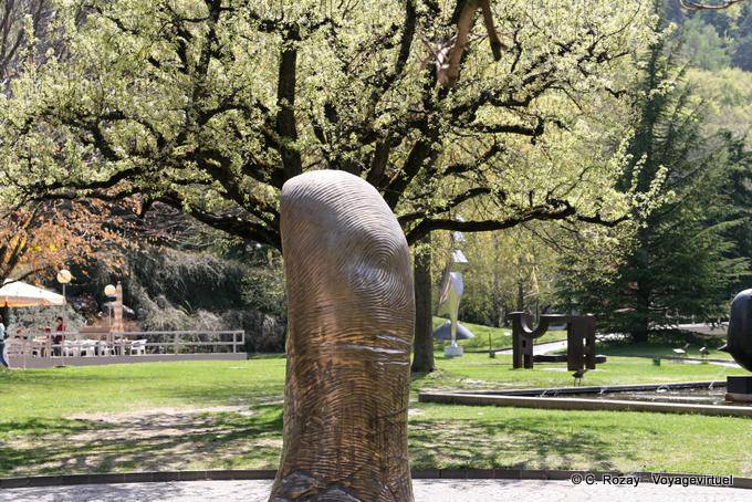 Martigny, fundación Gianadda, César, huellas digitales al por menor, el pulgar - Suiza