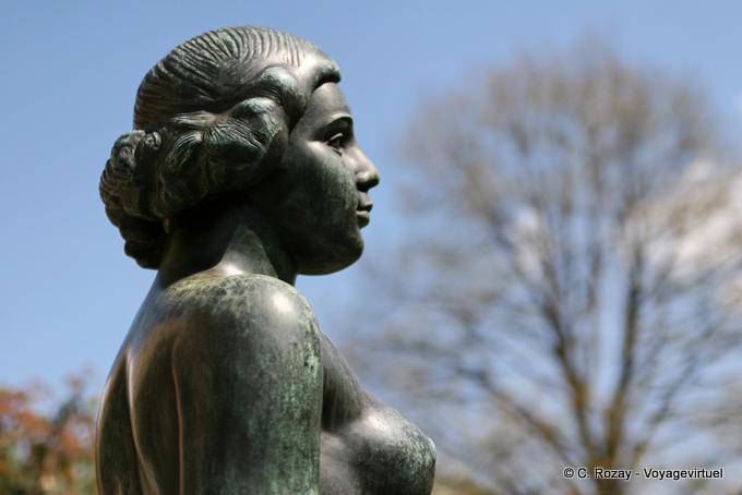 Martigny, fundación Gianadda, Maillol, perfil Marie - Suiza