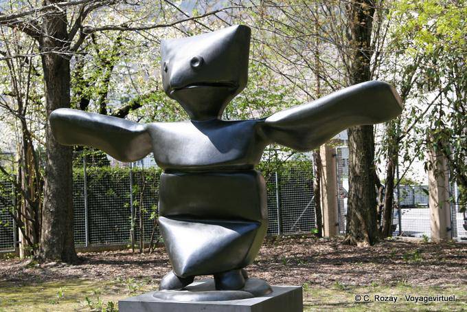 Escultura Pájaro, Max Ernst, El Gran Mago, fundación Gianadda - Suiza