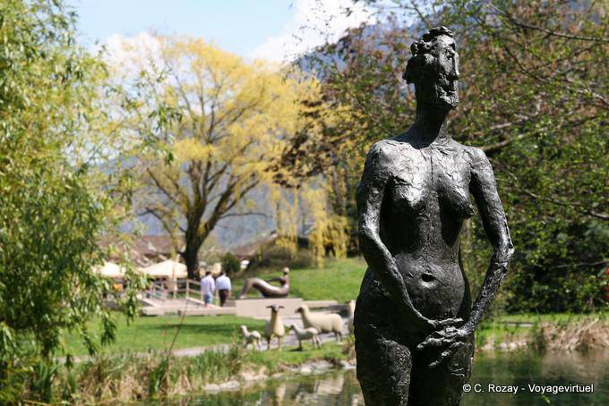 La Folle Virgen Germaine Richier, la escultura, la Fundación Gianadda - Suiza