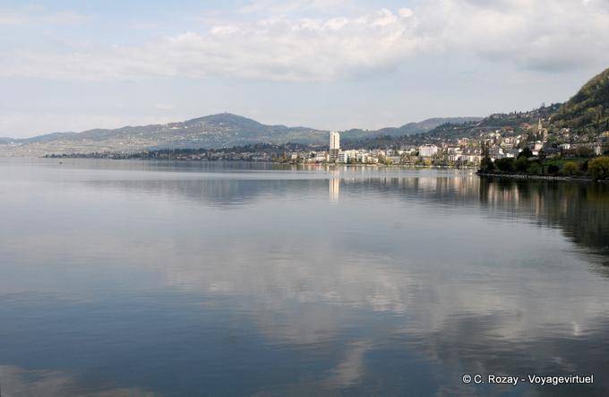 Montreux, vista desde el muelle Ami Chessex - Suiza