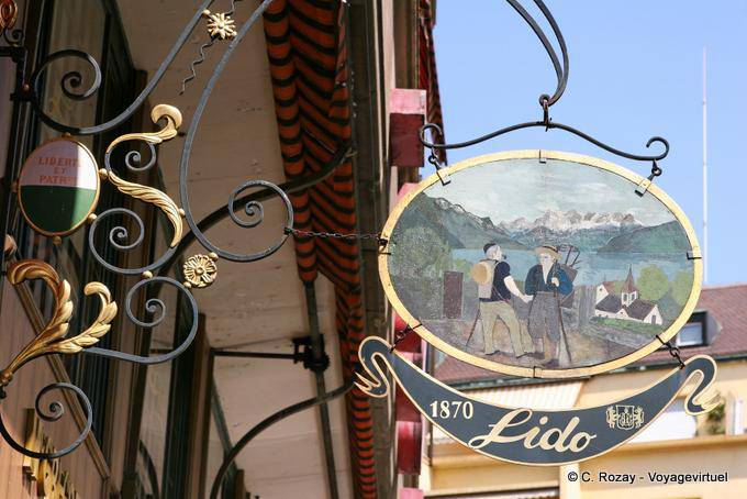 La libertad y la patria, signo de edad, Vevey - Suiza