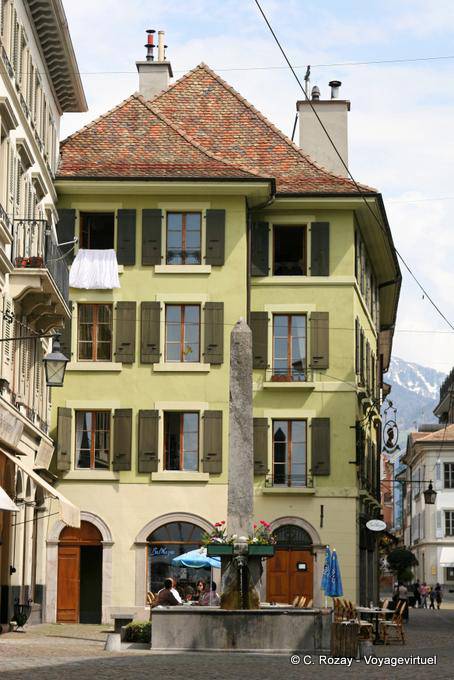 Antigua fuente, Vevey - Suiza