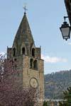 Campanario de la Iglesia Reformada de Saint-Maurice Aigle, Suiza.