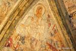 Pinturas en la capilla, el Castillo de Chillon, Montreux, Suiza.