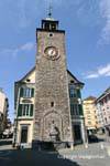La Torre del Reloj, Vevey, Suiza.