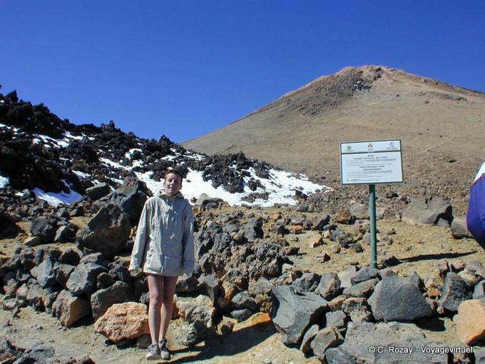 Fría, caminar en el volcán Teide, Tenerife