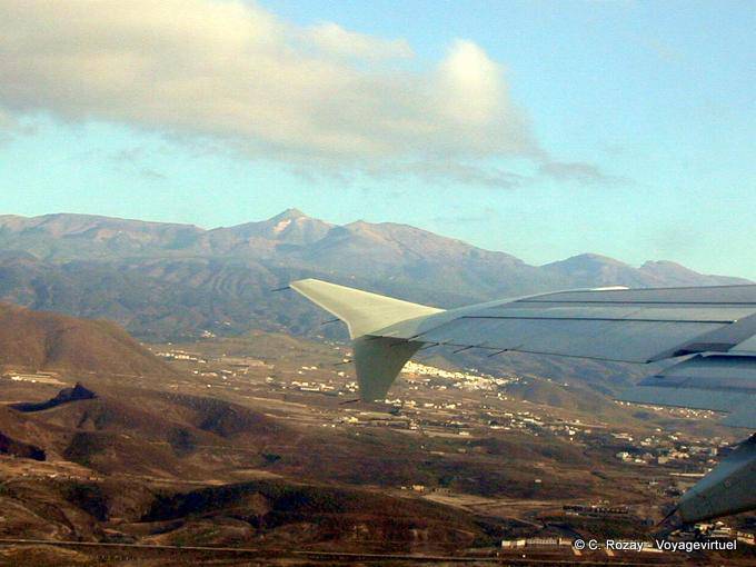 Tenerife Vista del avión
