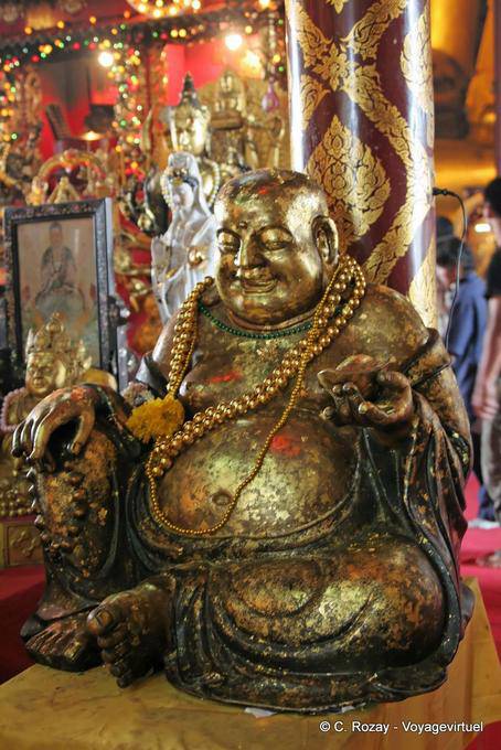 Gran china Buddha, Wat Choeng Phanan, Ayutthaya - Tailandia