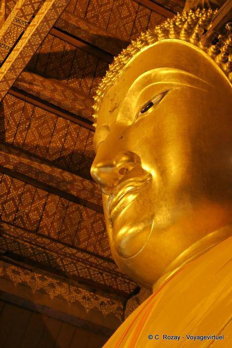 Luang Phor dejó perfil de To, Wat Choeng Phanan, Ayutthaya - Tailandia