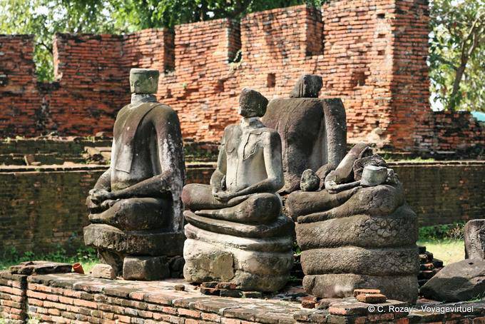 Headless Budas, Wat Phra Sri Samphet, Ayutthaya - Tailandia