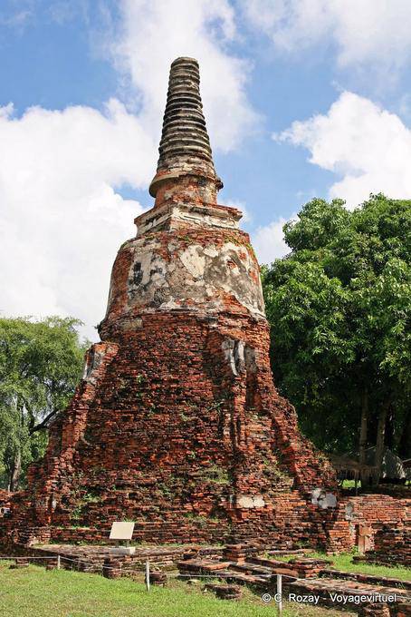 Chedi antiguo, Wat Phra Sri Samphet, Ayutthaya - Tailandia