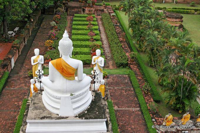 Oración en el Huerto, Wat Yai Chai Mongkol, Ayutthaya - Tailandia