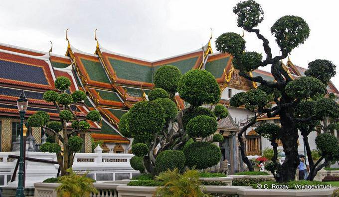 Topiary, Wat Pho (Wat Phra Chettuphon), Bangkok - Tailandia