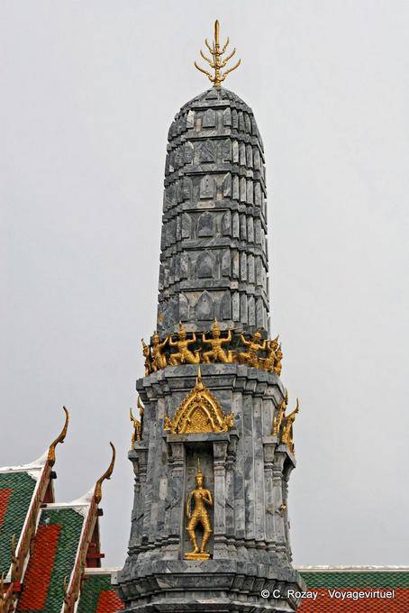 Piedra Prang, Wat Phra Kaew, Bangkok - Tailandia